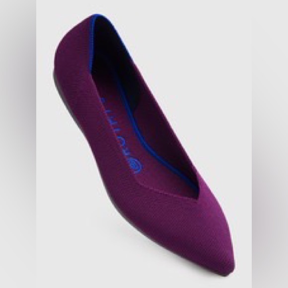 Retired Rothy’s orchid purple / blue Point ballet Flats women’s sz 6 - Picture 1 of 12